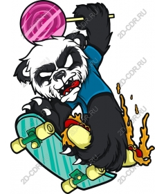 Skateboard Fierce Panda
