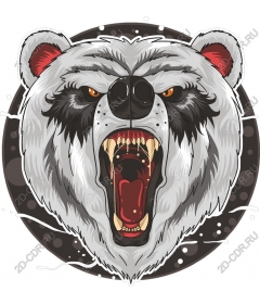  Ferocious white bear