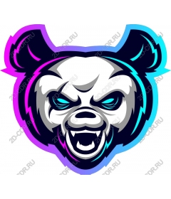  Динамичная голова панды