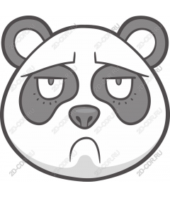  Face grumpy Panda