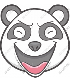 Funny face Panda