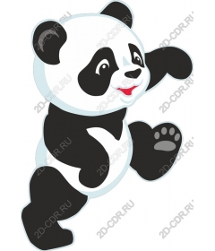 Playful Panda cub