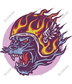  Ferocious Flame Panther