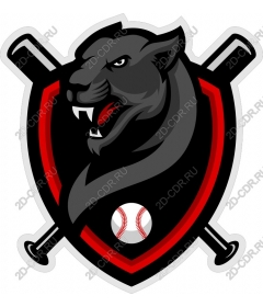  The logo of the baseball team Ferocious Panther