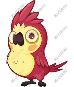  Adorable cartoon parrot