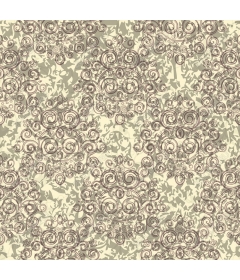 Vintage pattern with curls