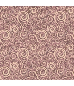 Vintage pattern with curls