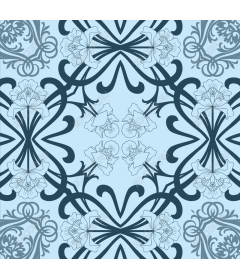  Elegant floral pattern and