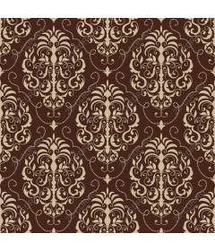  Elegant floral pattern in the Baroque style