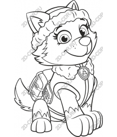  Adorable cartoon wolf coloring