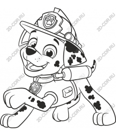 Playful puppy-fire