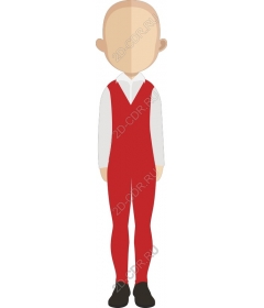  Charming character in a red outfit