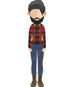  Stylish lumberjack