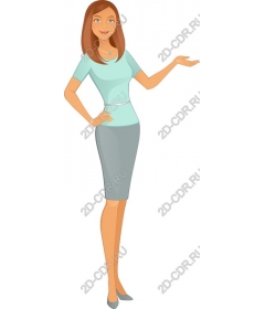  Elegant business lady