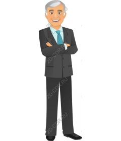  Confident Mature businessman
