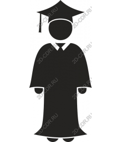 Graduation cap and gown