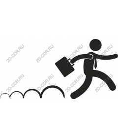 Dynamic businessman