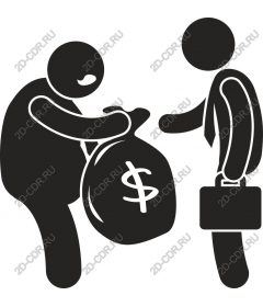 Icon of a transaction — the Exchange of money