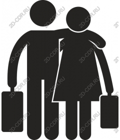  Couple traveling together