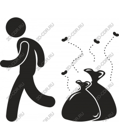  Discard waste for environmental awareness