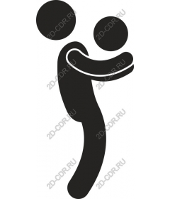  Embrace parent and child