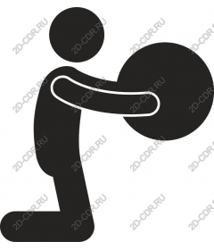  Weightlifter on her knees