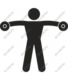  Fitness icon - weightlifting