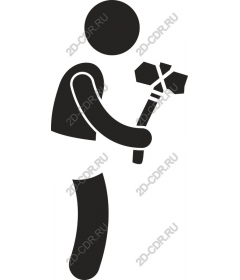  The person holding the hammer