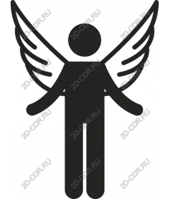  Winged figure
