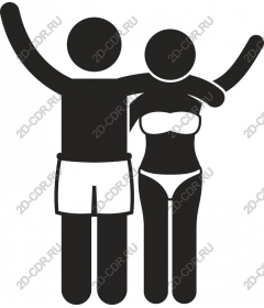  Joyful summer couple