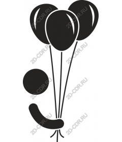  Character with balloons