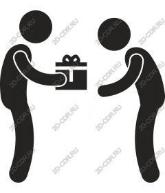  Touching gift exchange