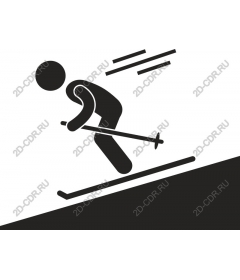 Dynamic skier