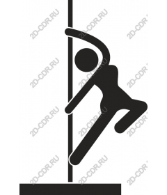Dynamic dancer on the pylon al Asset