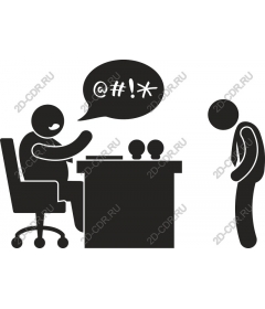  Disappointed boss