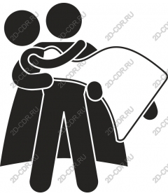  Couple hugging - Love in motion