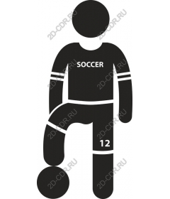  Football Player - Number 12