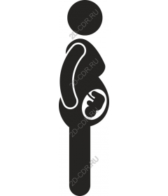 Icon of a pregnant woman