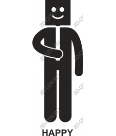 Happy character