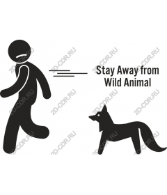 Stay away from wild animals