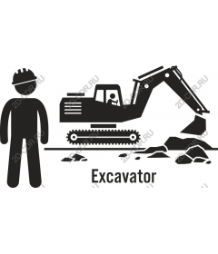  Excavator for construction projects
