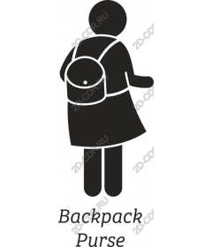  Backpack-purse