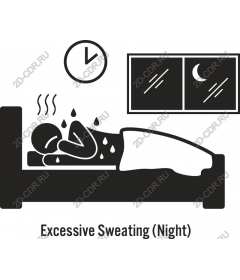  Excessive sweating (night)