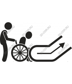 Help in pushing a wheelchair