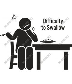 Difficulty swallowing