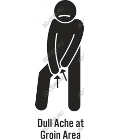  Dull pain in the groin area