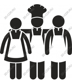  Trio of chefs