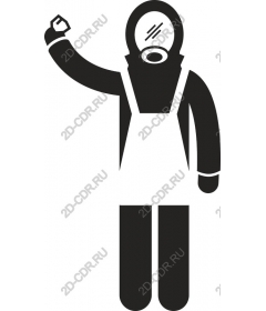  Значок противогаза