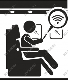 Passengers with connecting to Wi-Fi