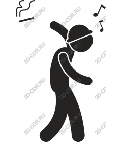 Dynamic dancing figure